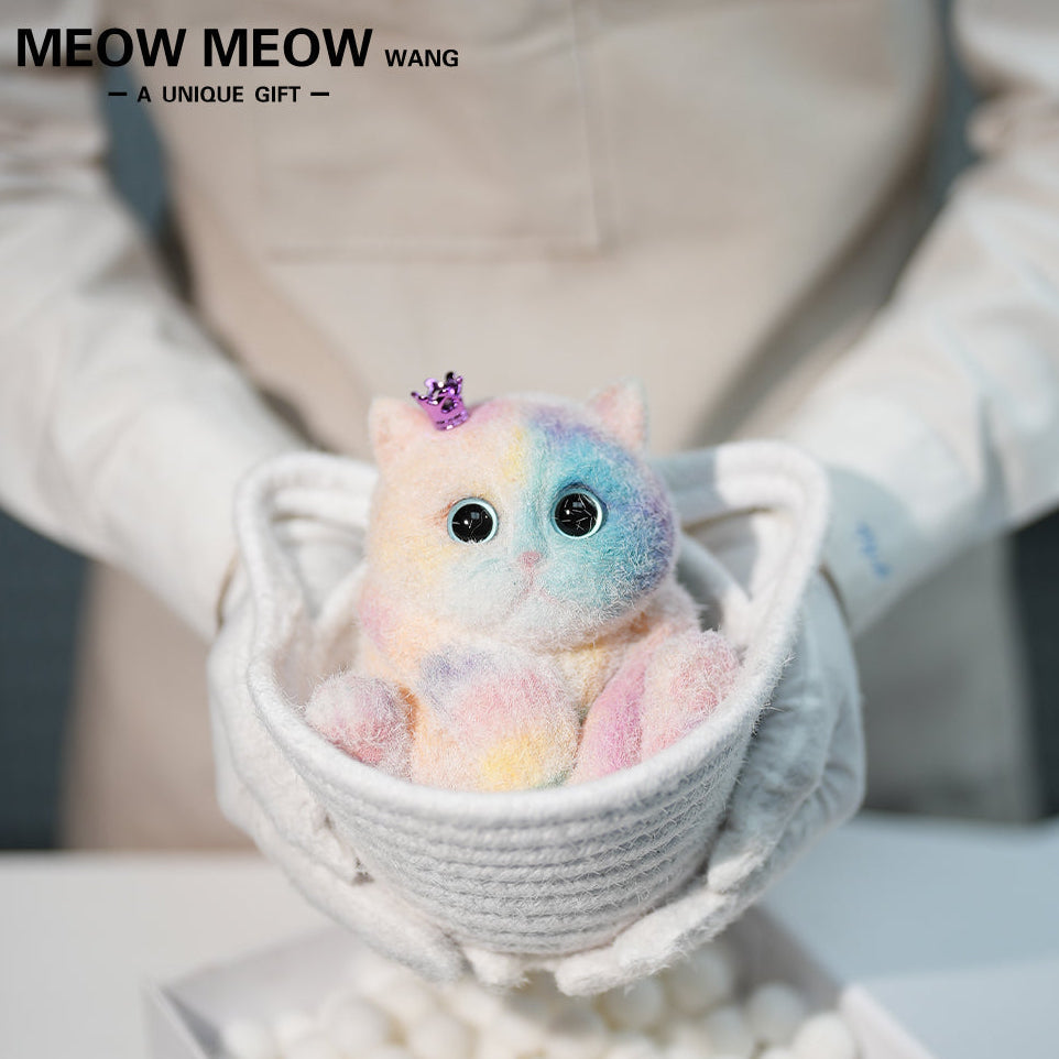 C43:A Rainbow Cat With A Huge Tail
