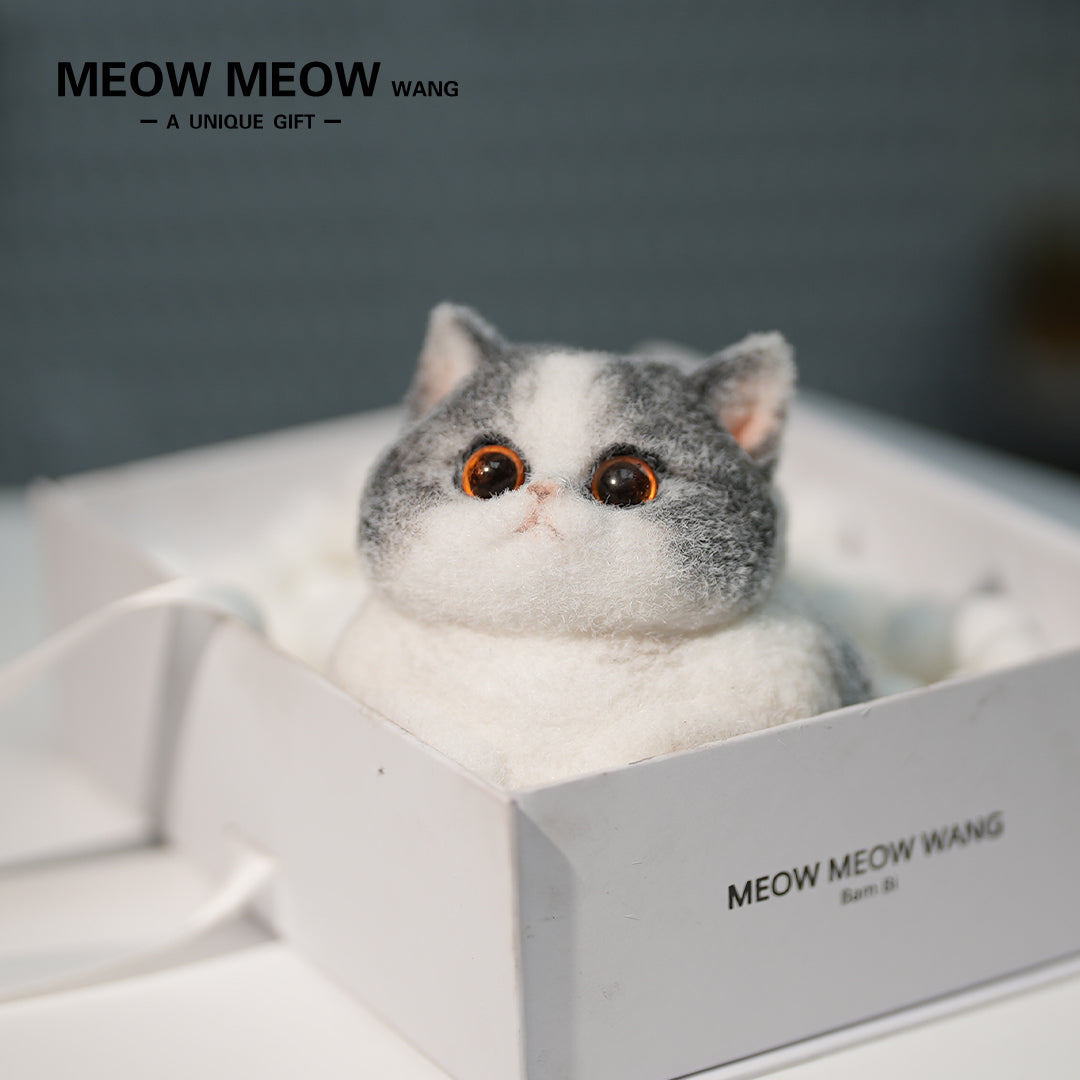 C32:Cute Blue And White Cat