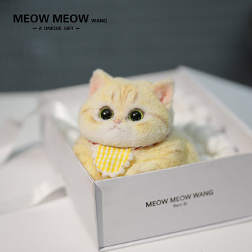 C21:A chubby, Goose-Yellow Cat