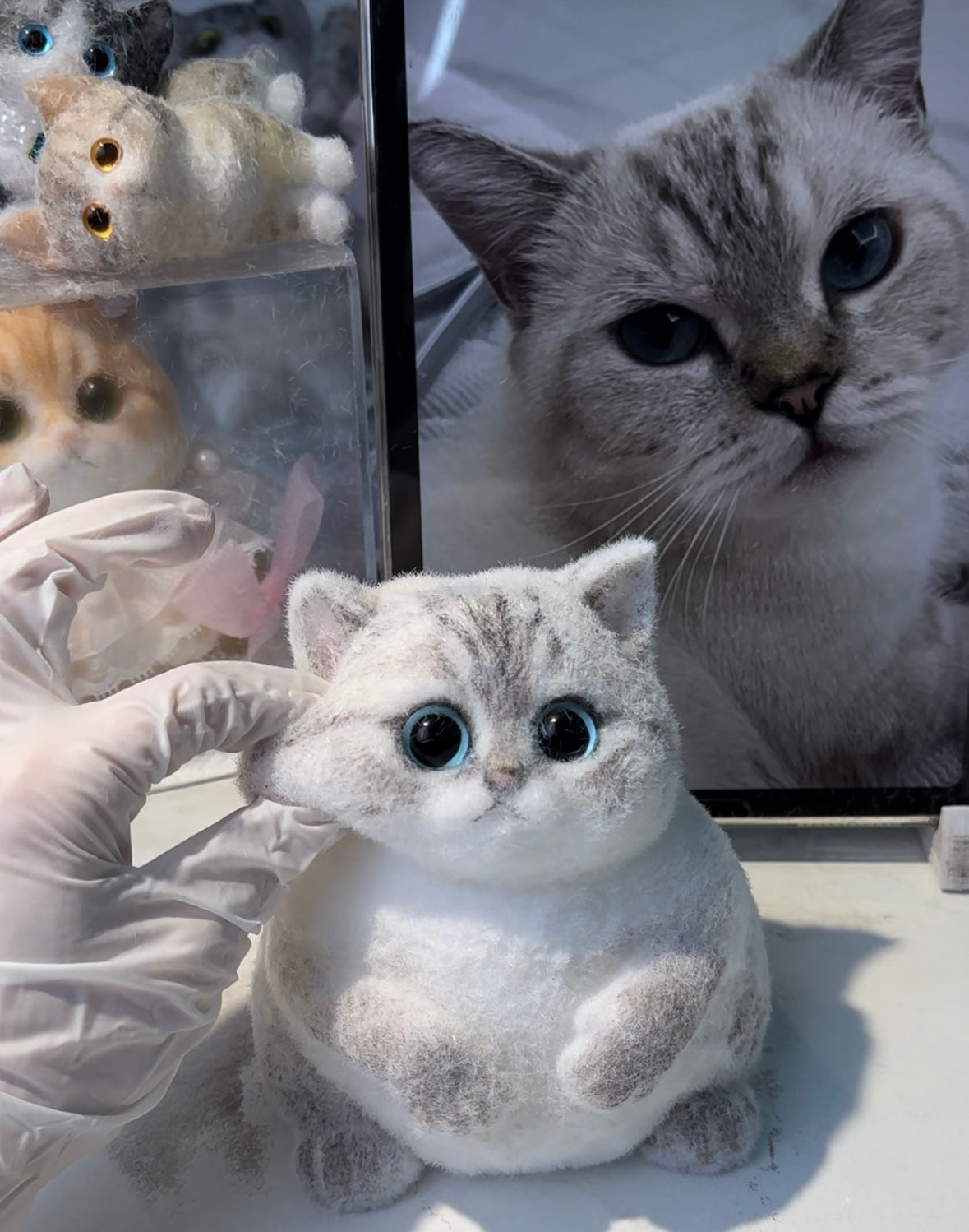 A002: Customized Chubby Big Size Silicone Cat ----'chat' icon on the left bottom to send photos to us
