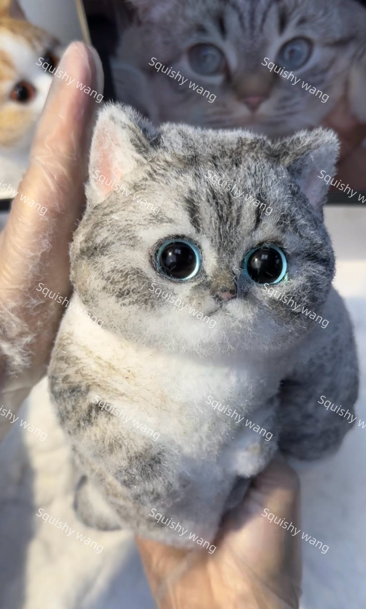 A002: Customized Chubby Big Size Silicone Cat ----'chat' icon on the left bottom to send photos to us