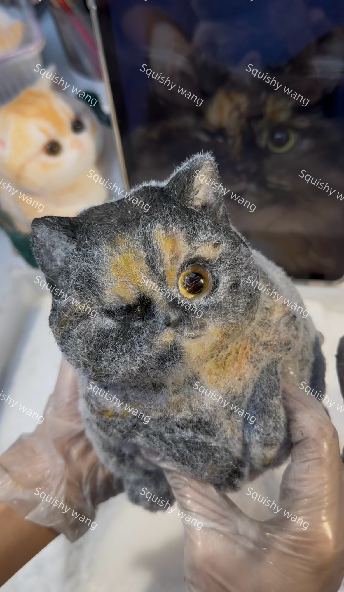 A002: Customized Chubby Big Size Silicone Cat ----'chat' icon on the left bottom to send photos to us