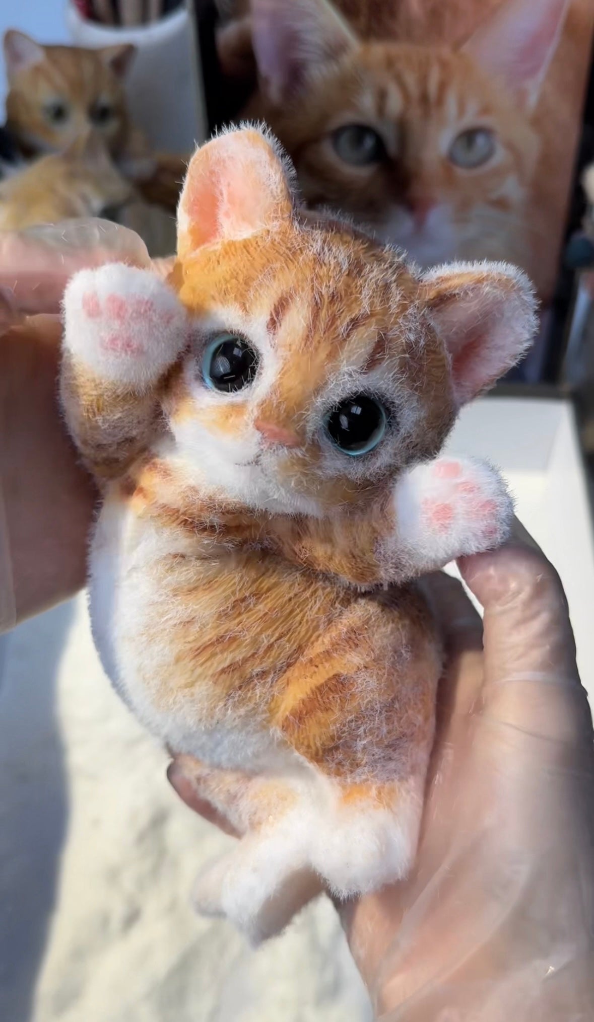 A001: Customized Lovely Slim Cat Silicone Squishy Kitty——'chat' icon on the left bottom to send photos to us