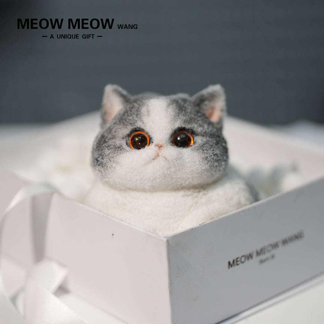 C32:Cute Blue And White Cat