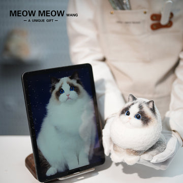 A003: Customized Long-haired Cat ----'chat' icon on the left bottom to send photos to us