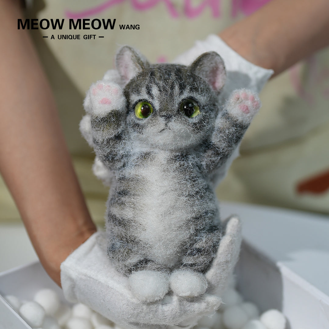 A14:Tanuki Squishy Cat With Pink Feet
