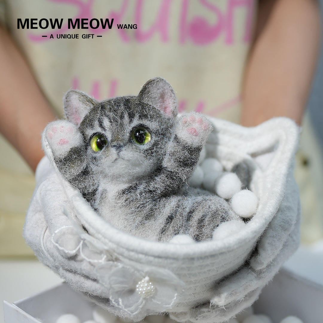 A14:Tanuki Squishy Cat With Pink Feet