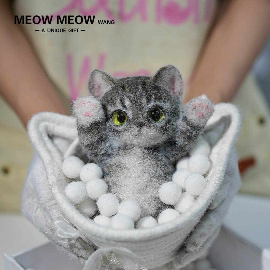 A14:Tanuki Squishy Cat With Pink Feet