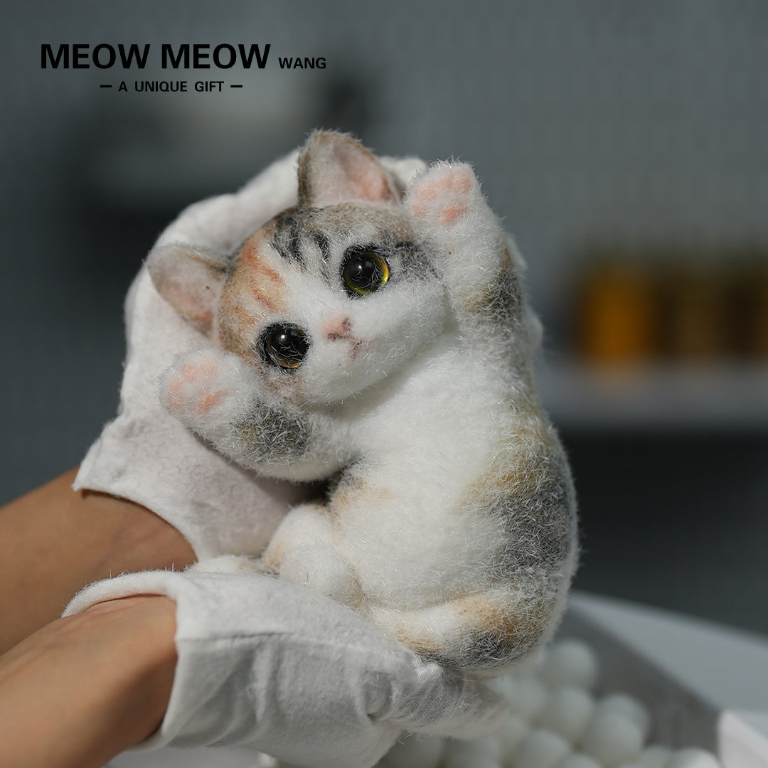 A04:Adorable Calico Squishy Cat Toy