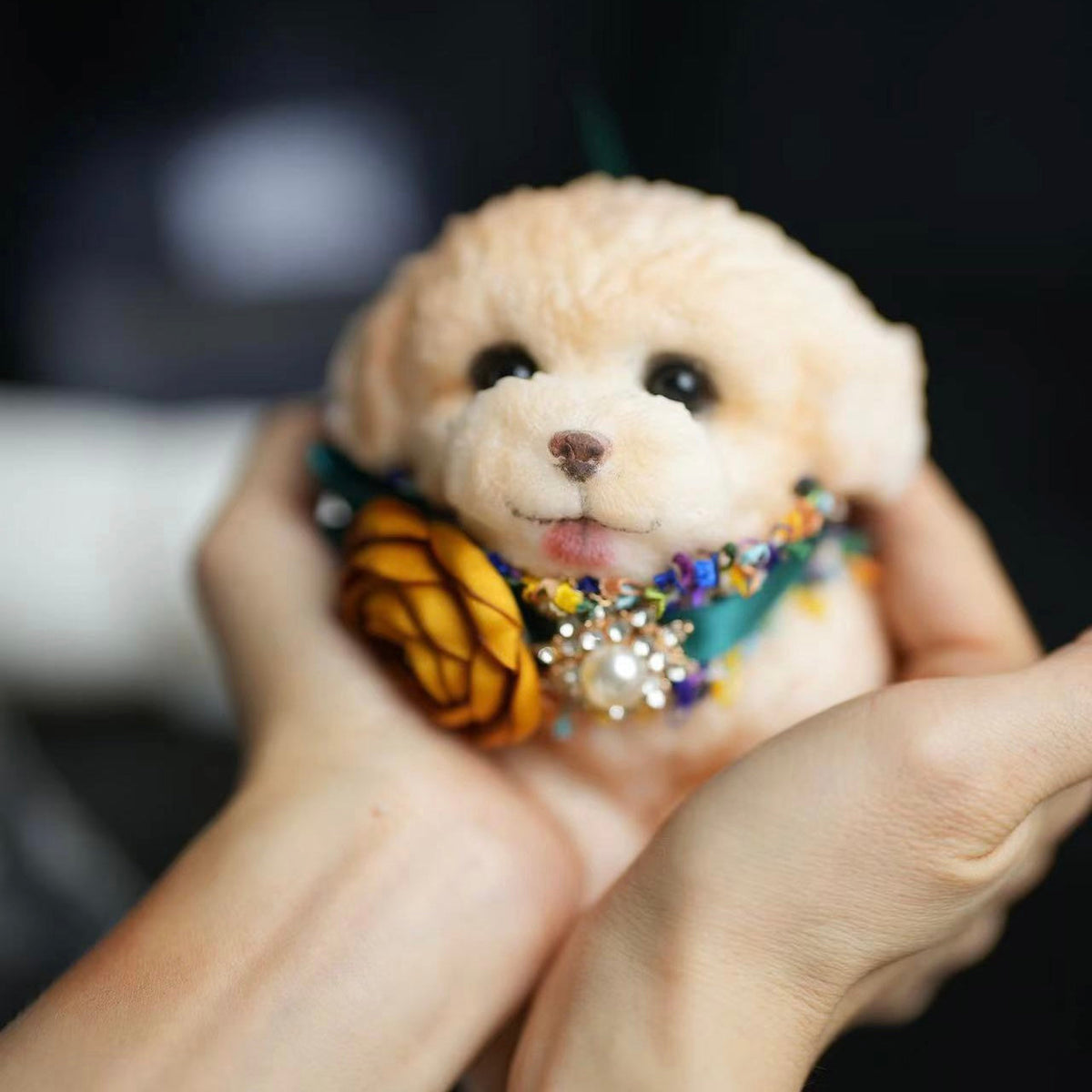 D001: Customized Cute Puppy Silicone Squishy Toy(All breeds of dogs can be customized)——'chat' icon on the left bottom photos to us
