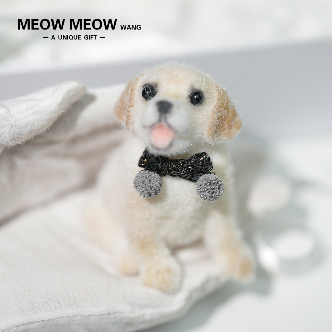 D03:Gentleman Labrador with A Black Bow