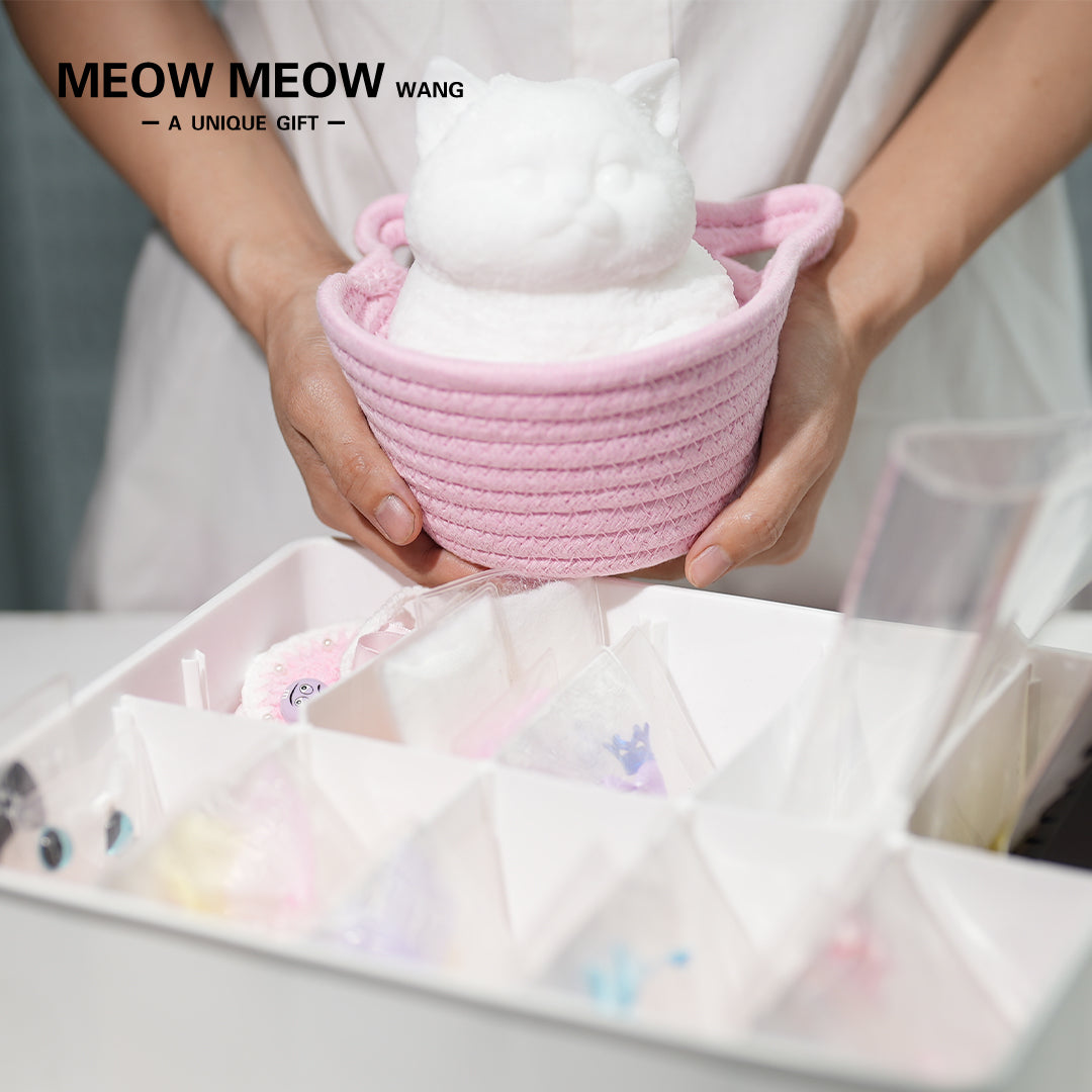 A15: The DIY Kit of Chubby Squishy Cat(48 items included)