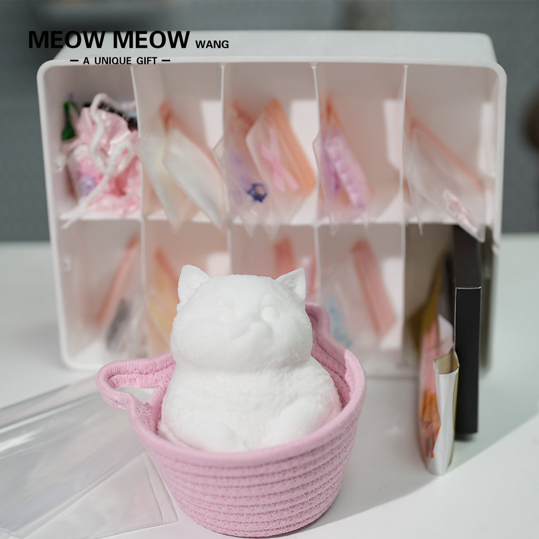 A15: The DIY Kit of Chubby Squishy Cat(48 items included)