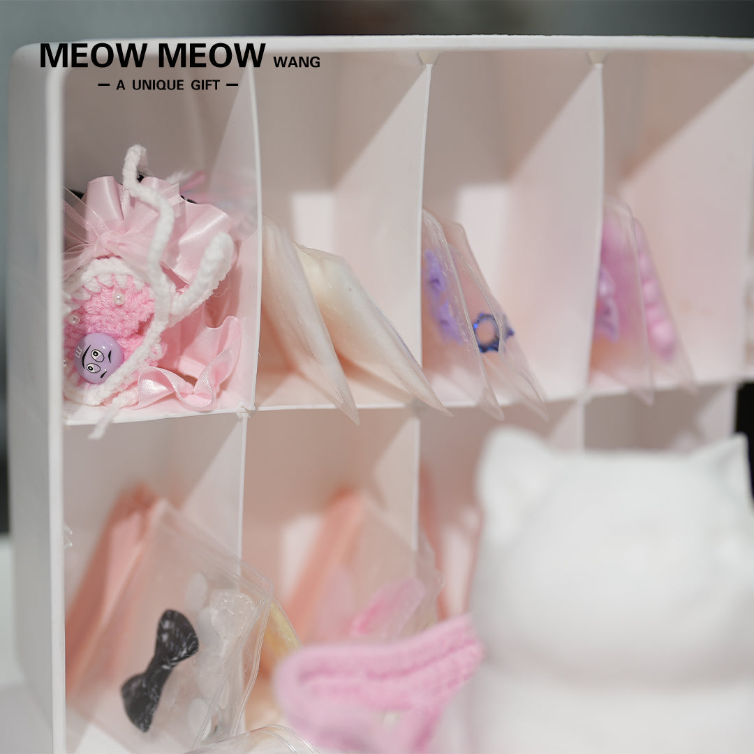 A15: The DIY Kit of Chubby Squishy Cat(48 items included)