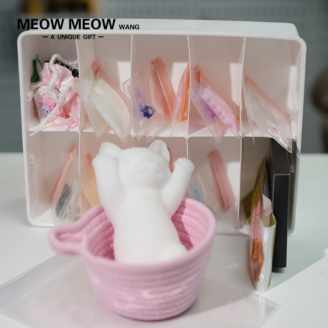 A16: The DIY Kit of Slim Squishy Cat (48items included)