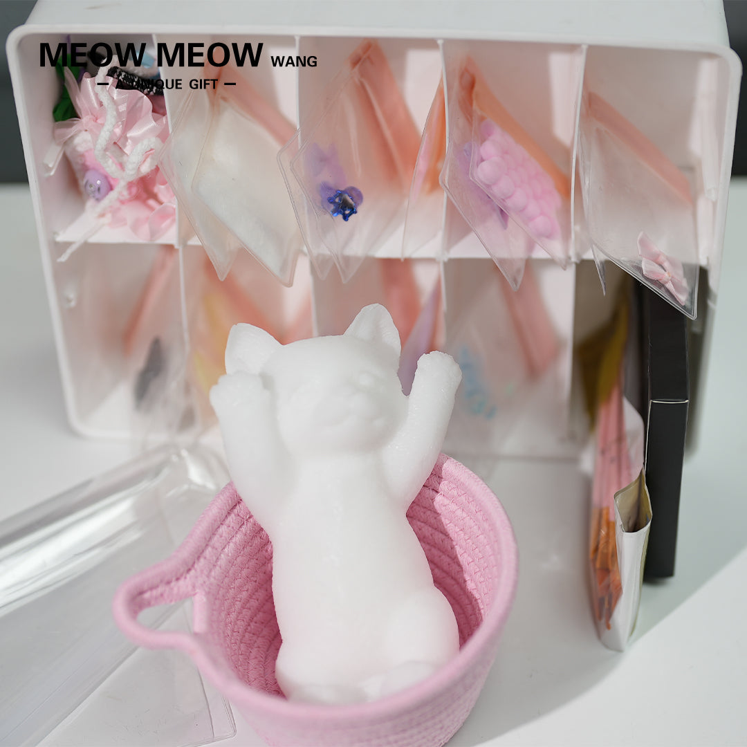A16: The DIY Kit of Slim Squishy Cat (48items included)