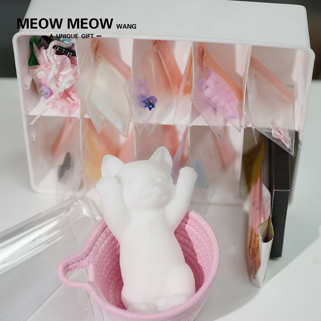 A16: The DIY Kit of Slim Squishy Cat (48items included)